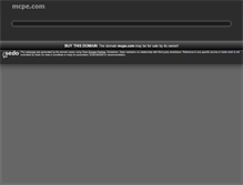 Tablet Screenshot of mcpe.com